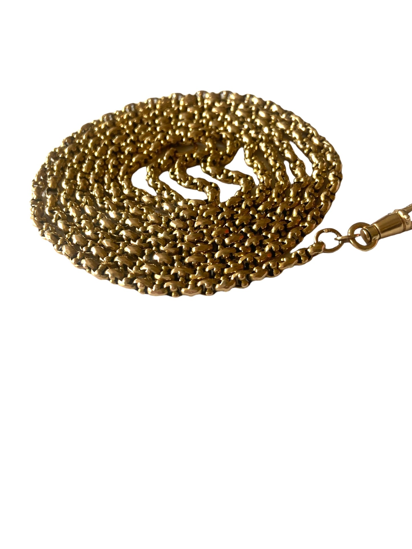 9ct fancy vintage long chain 47 1/2 inches 121cm 27 grams