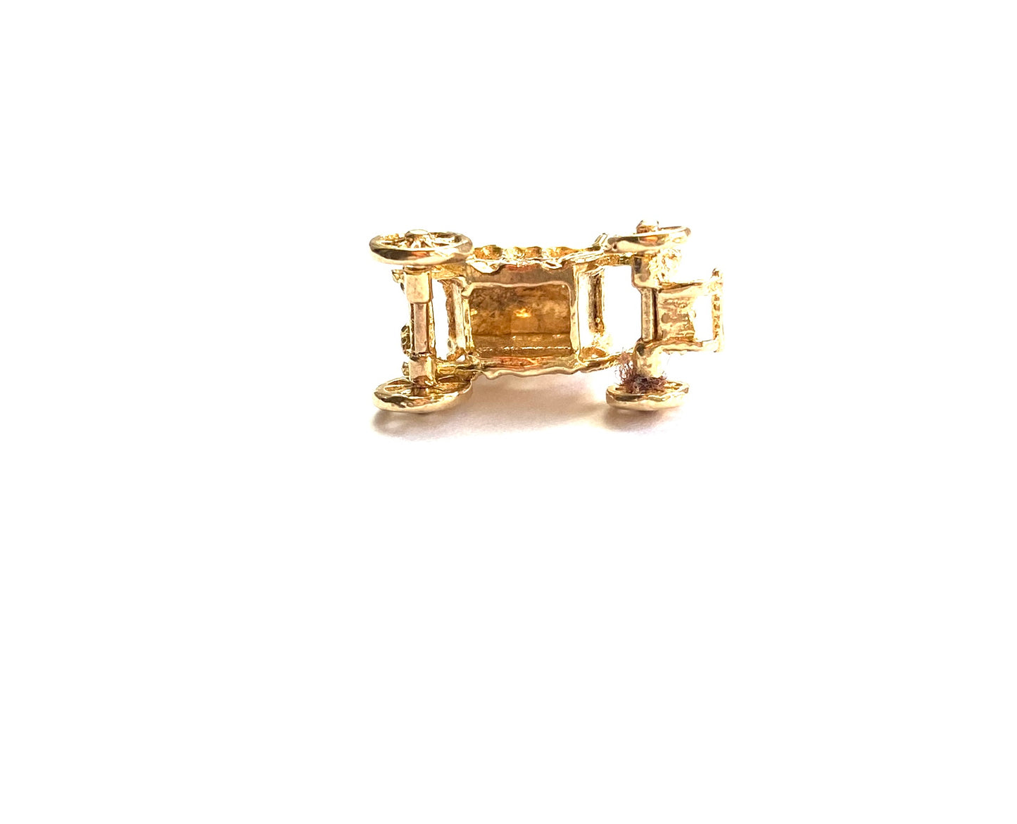 9ct vintage gold queens carriage charm circa 1962