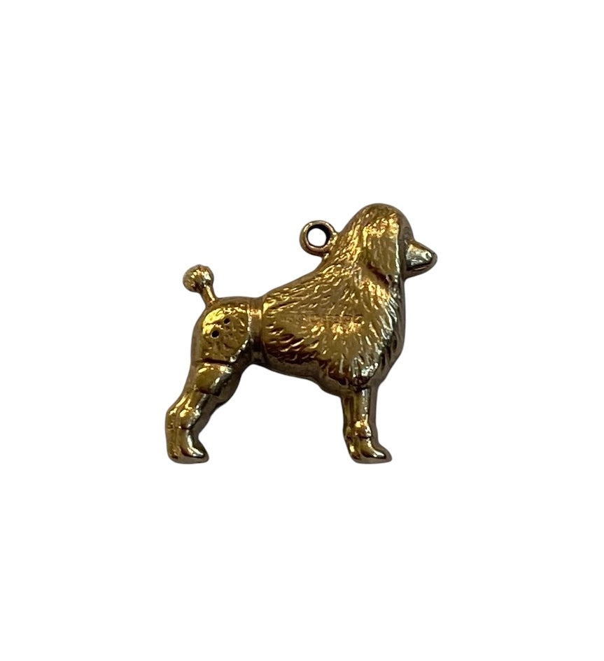 9ct vintage poodle charm by WHC circa 1975