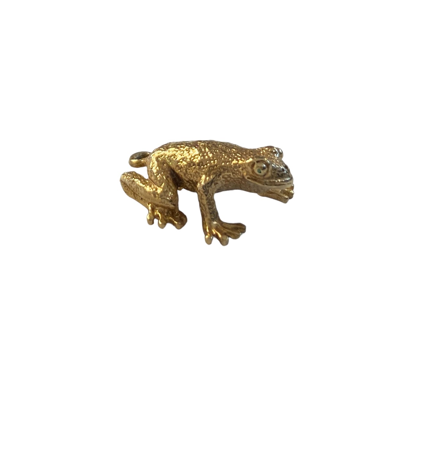 9ct vintage gold frog charm circa 1968 maker PPld