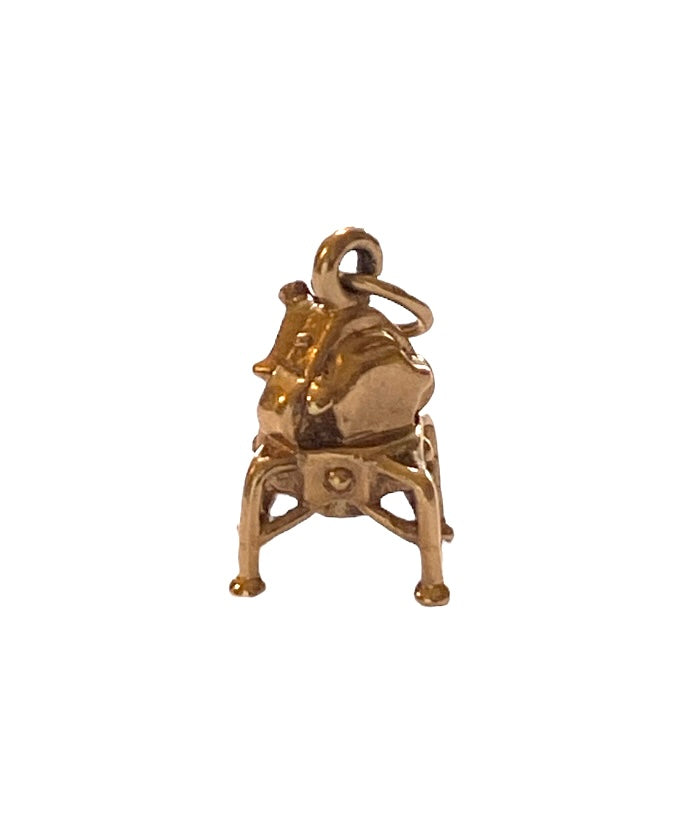 9ct vintage Apollo Lunar landing module charm