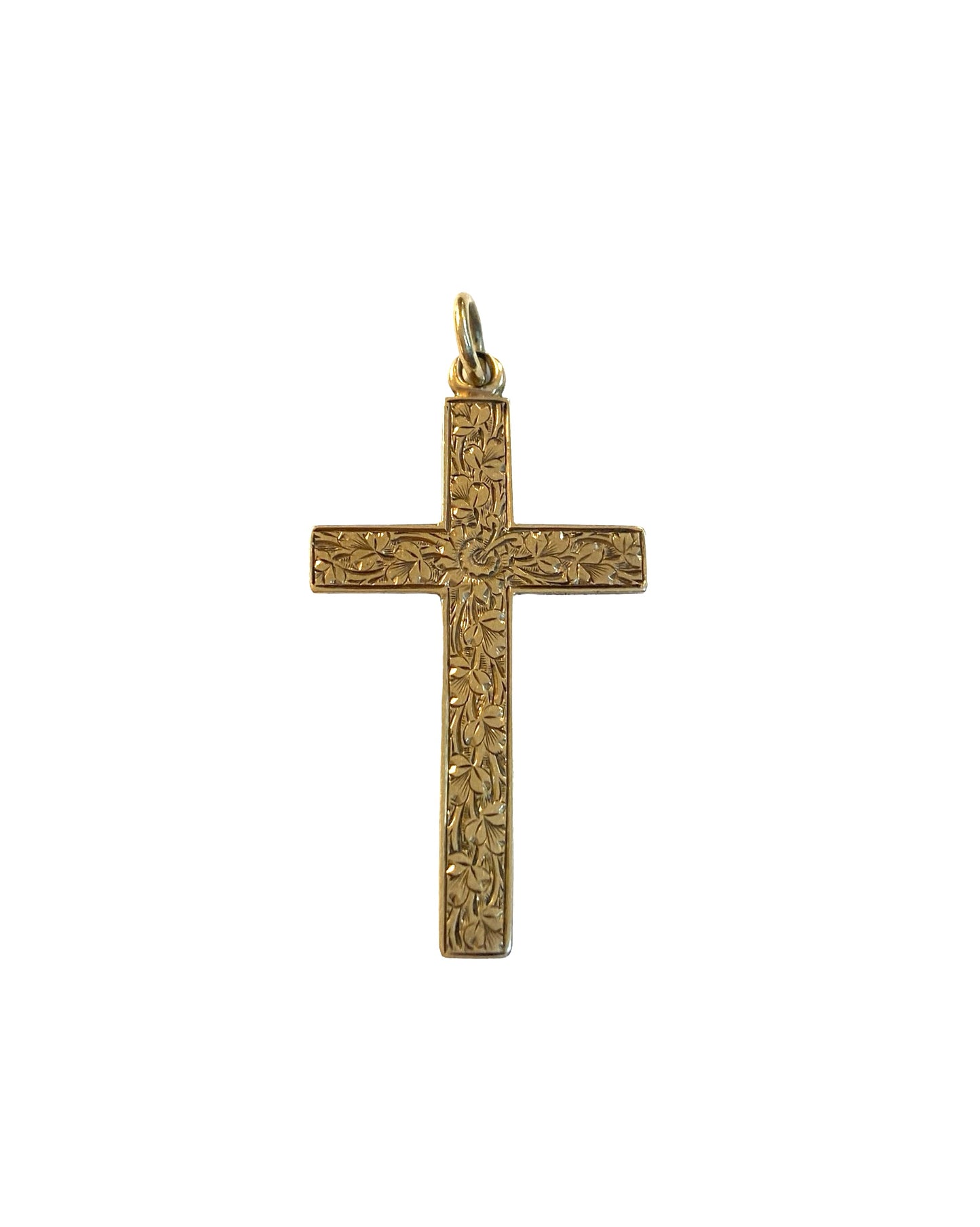 9ct antique cross circa 1902 by JM