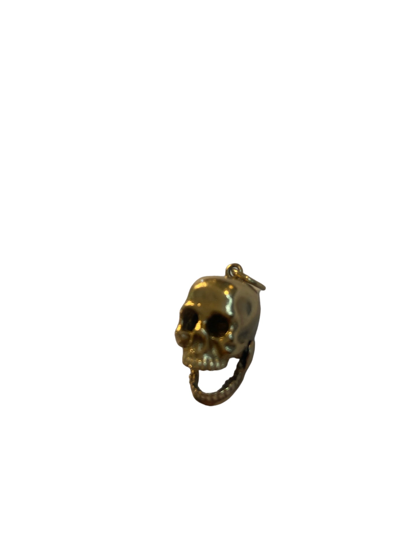 9ct vintage articulated skull charm circa 1963 by account 7.6 grams