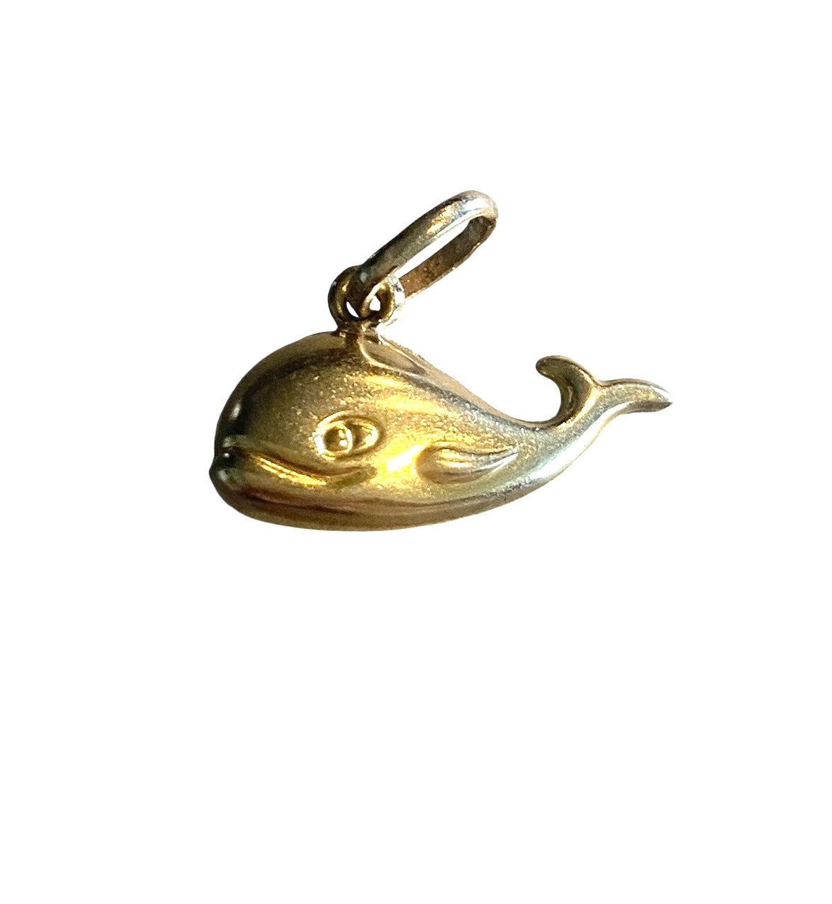 9ct whale charm. hollow charm, pre owned charm