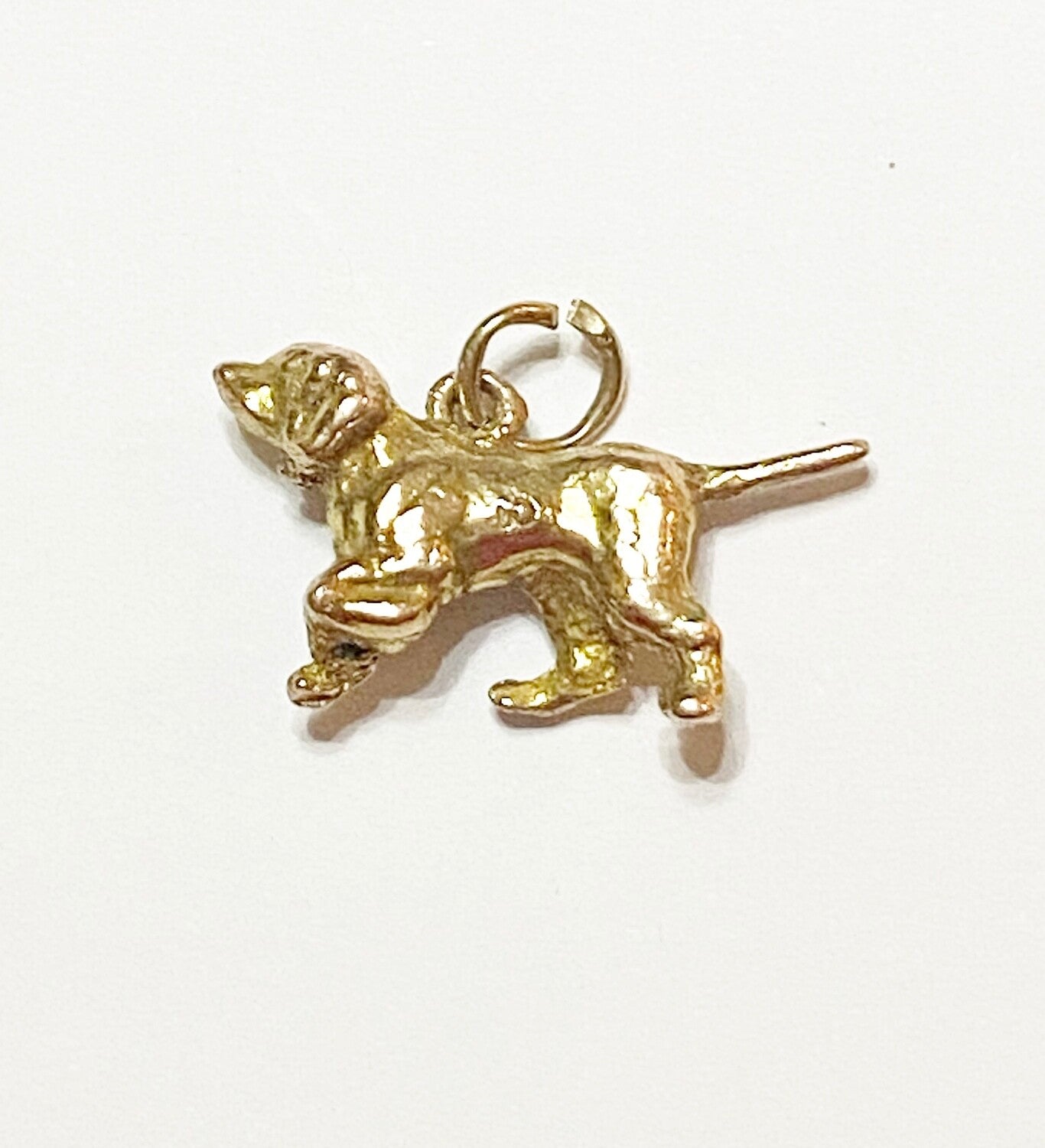 9ct vintage dog charm / pointer hunting dog