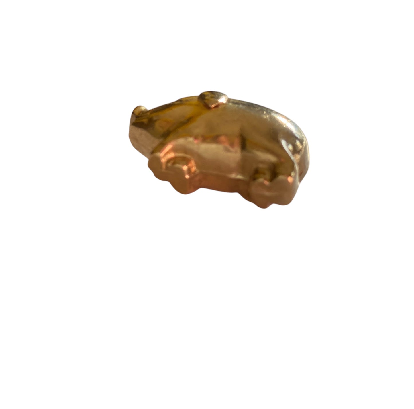 9ct vintage large pig charm . circa 1967 (2.6g) hollow