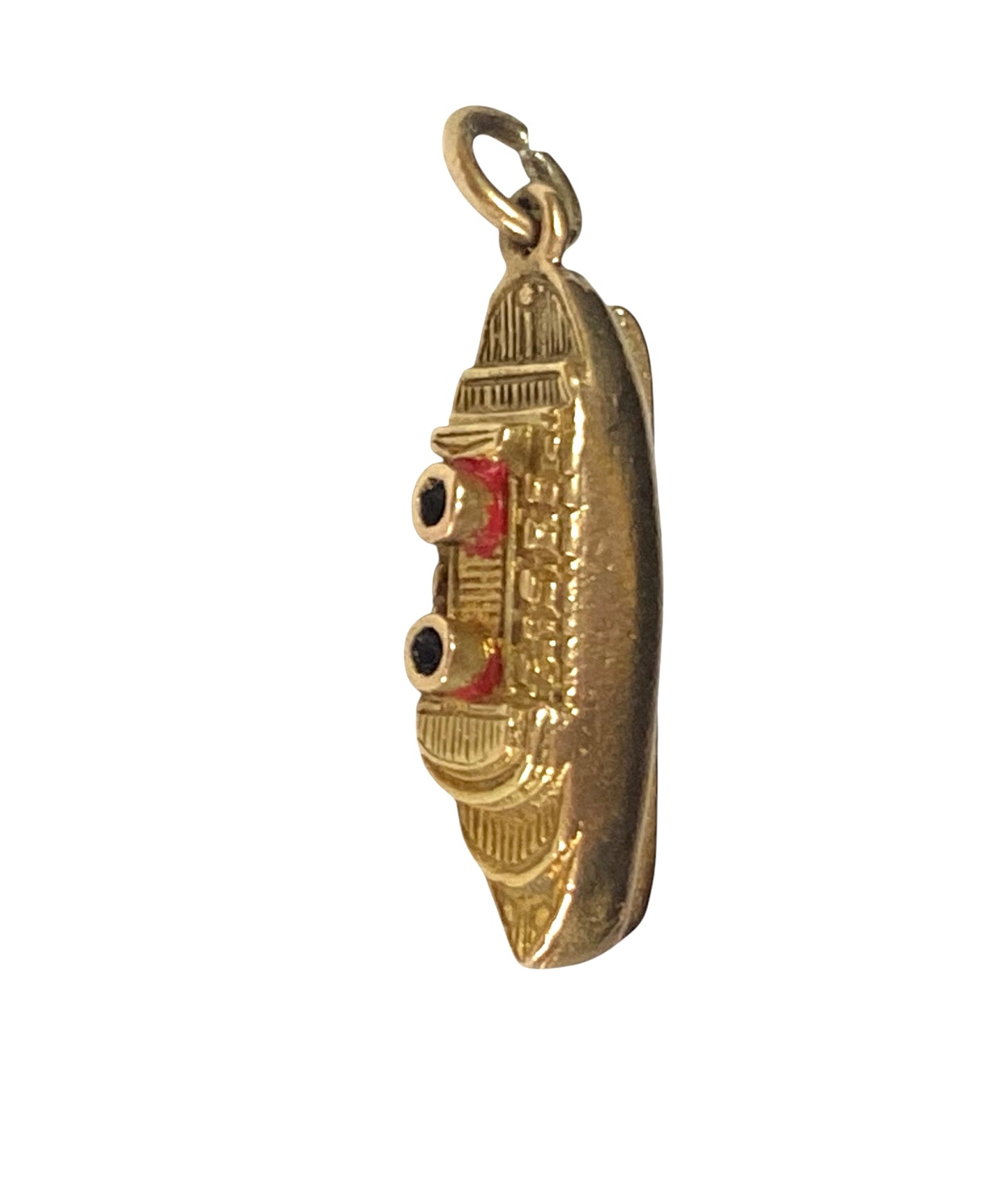 9ct vintage cruise liner charm boat charm circa 1958 (3.1g)