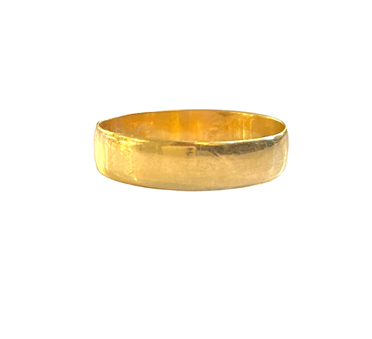 22ct Antique wedding band circa 1863 ring size N