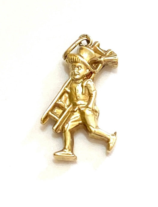 14ct vintage window cleaner charm