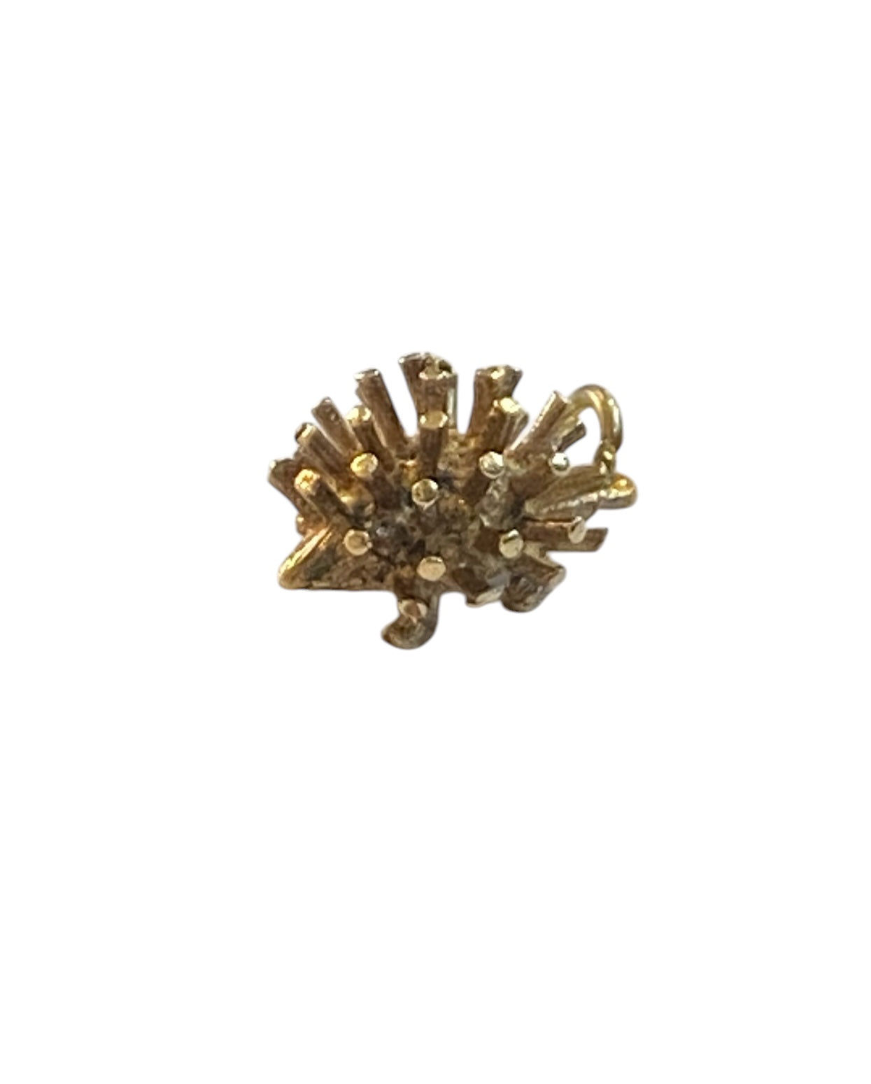 9CT VINTAGE !!!!!!!TINY!!!!! HEDGEHOG CHARM 1.0G