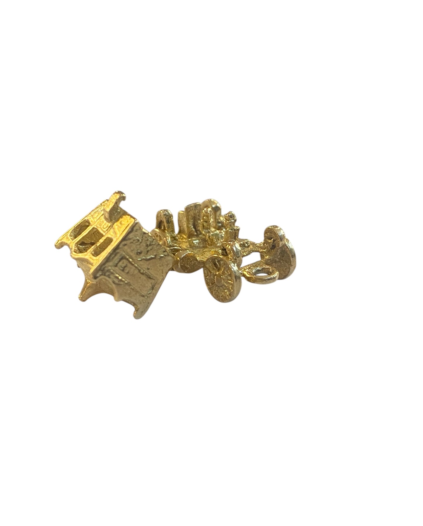 9ct vintage opening queens carriage by Georg Jensen circa 1967