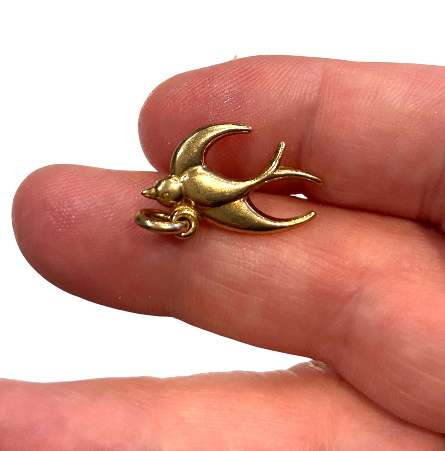 9ct Swallow charm / pendant