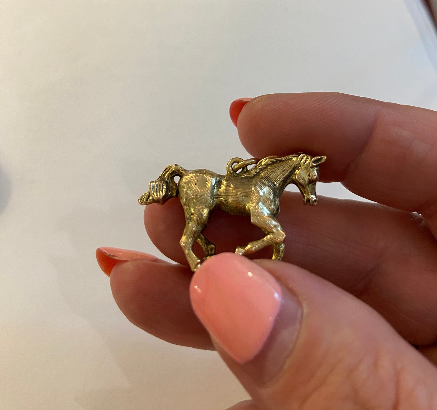 9ct vintage horse charm by Georg Jensen circa 1964 8.6g