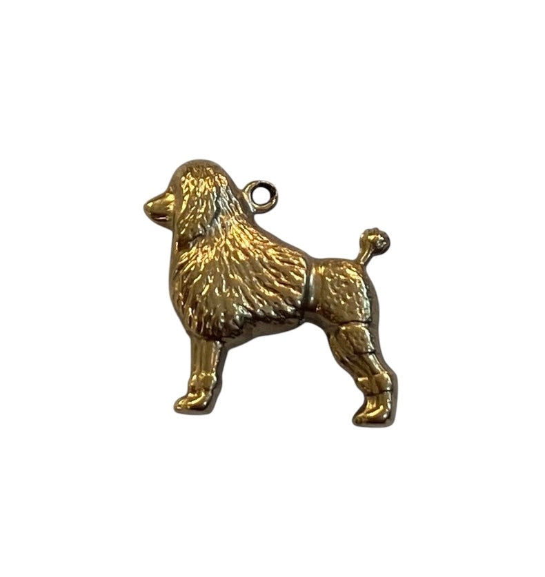 9ct vintage poodle charm by WHC circa 1975