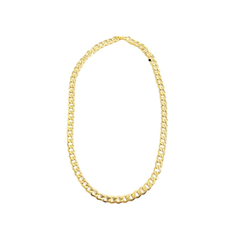 9ct 375 curb link / cuban link chain 16.8g 20 inch
