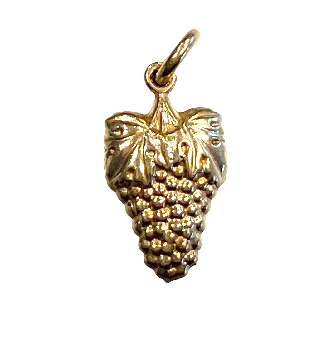 9CT GOLD GRAPES CHARM/ PENDANT . HOLLOW