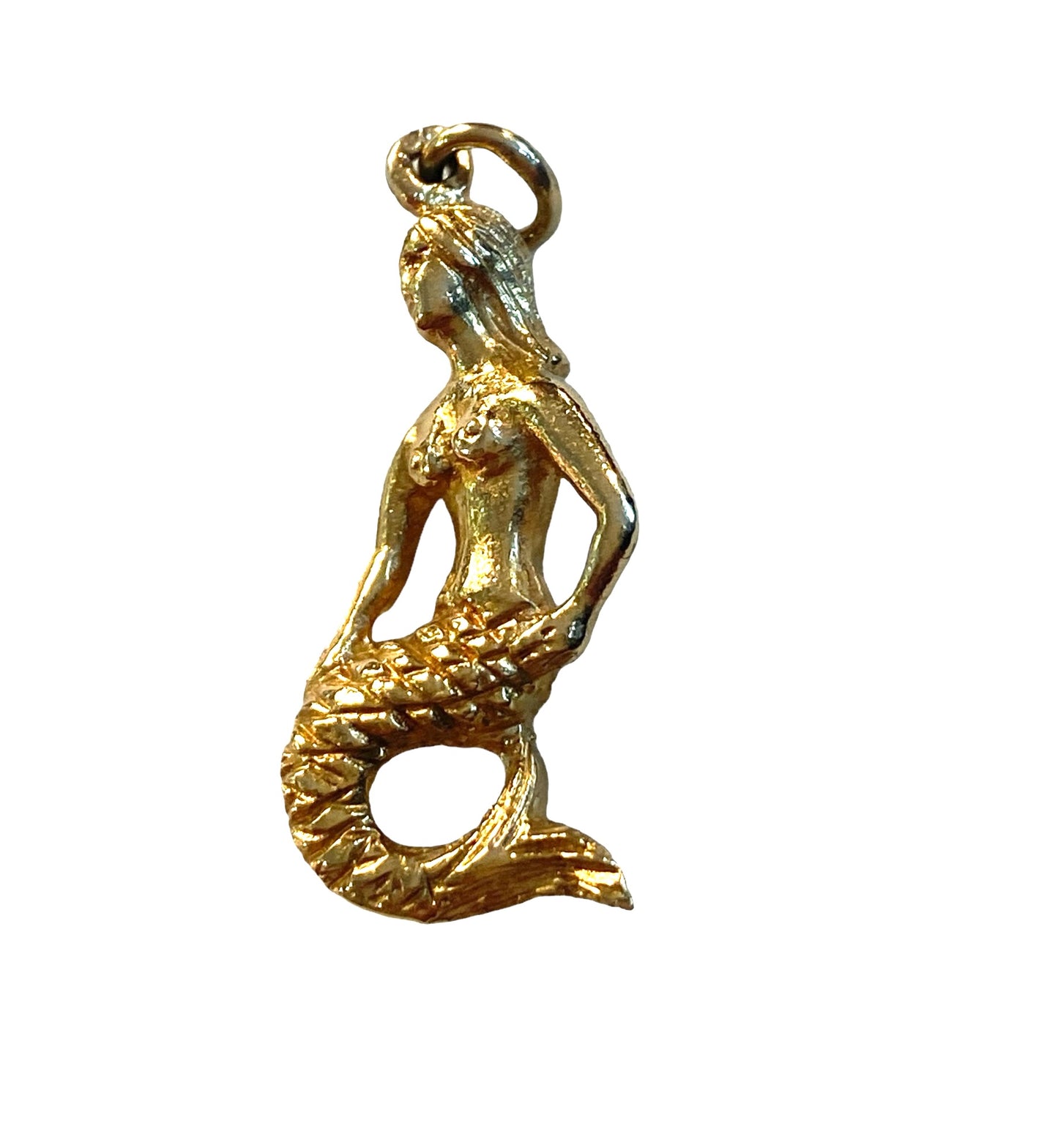 9ct vintage mermaid charm circa 1984 3.4g