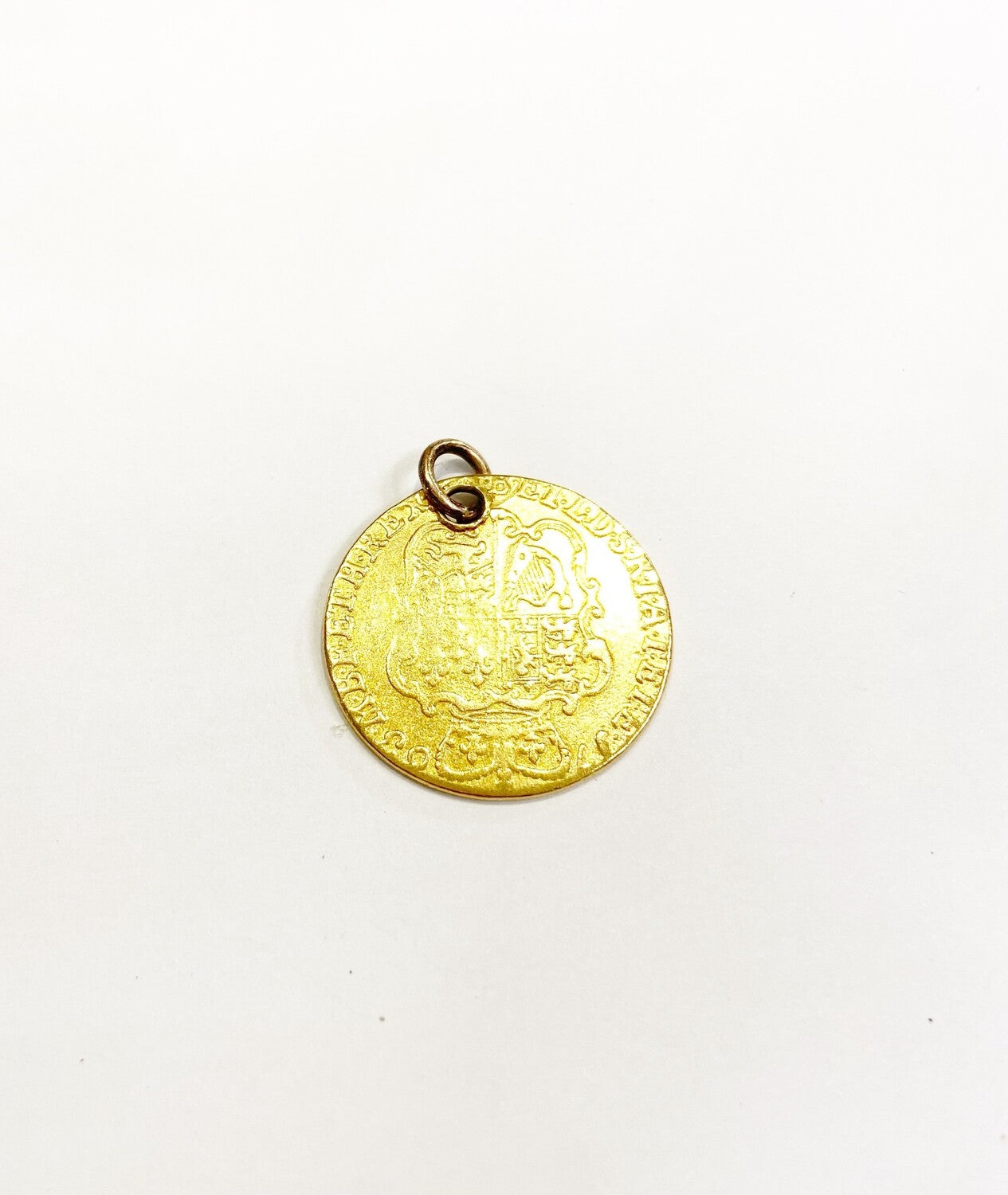 22ct George IV coin . charm / pendant circa 1763 8.1g