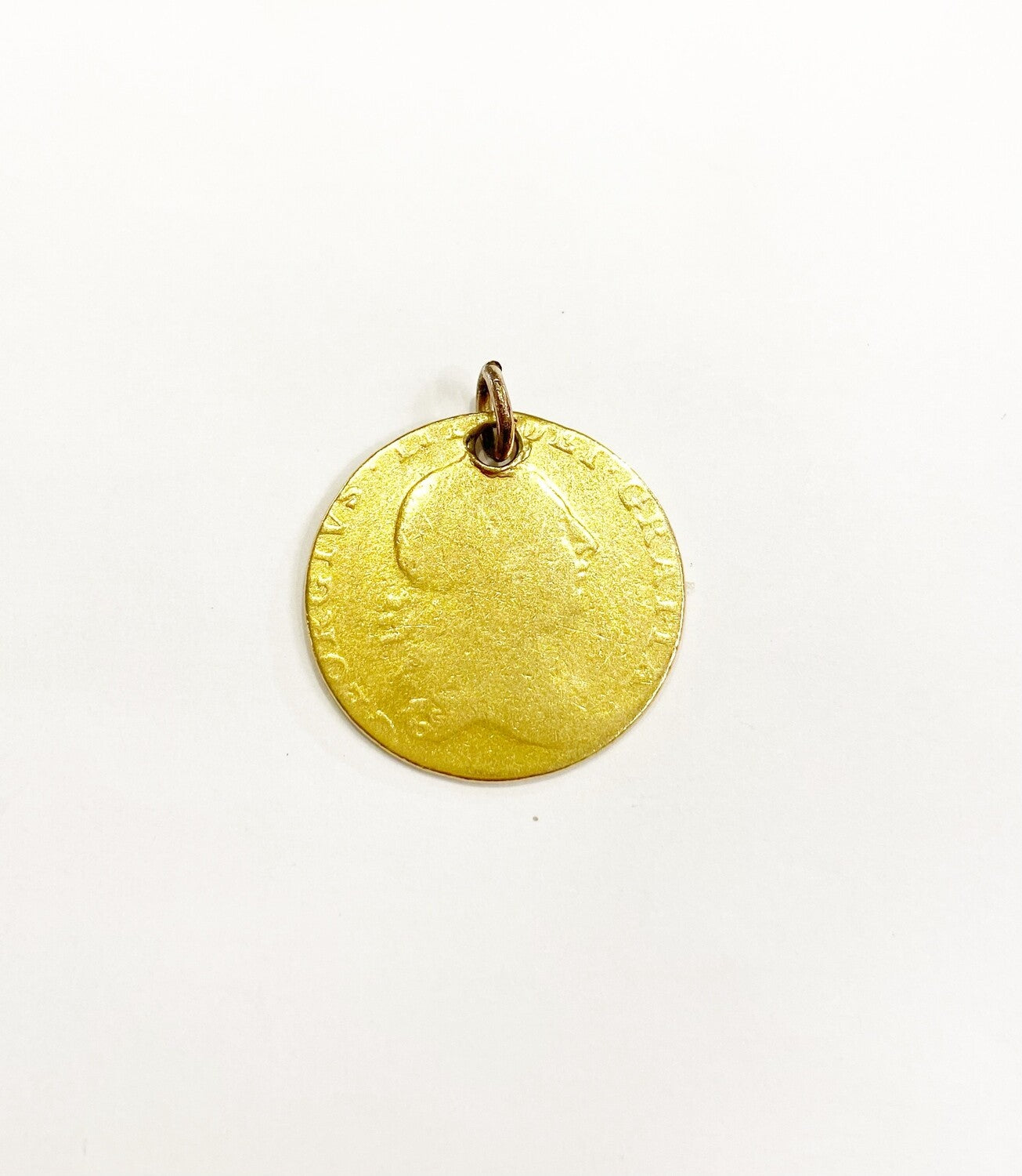 22ct George IV coin . charm / pendant circa 1763 8.1g