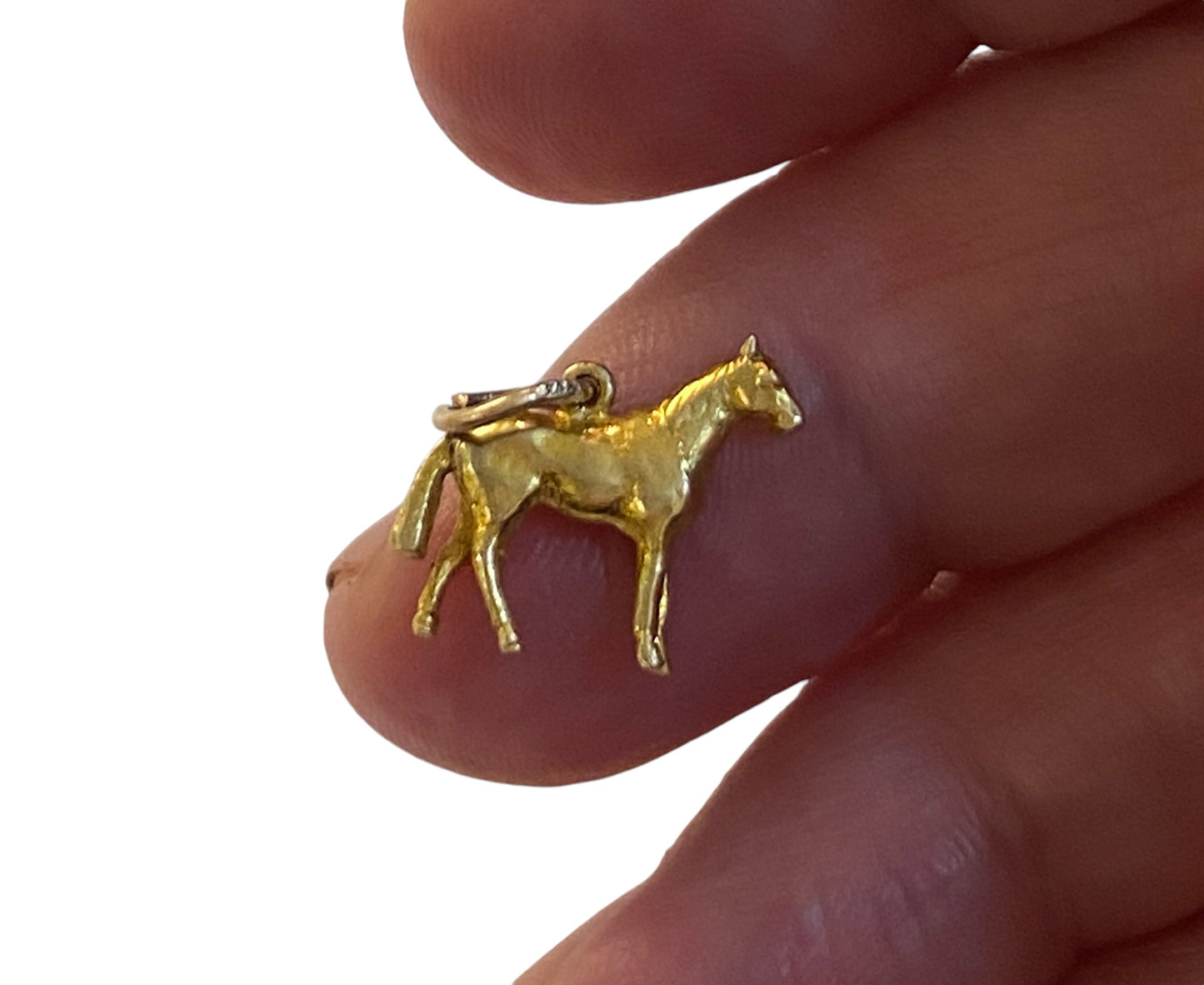 9ct vintage Horse charm circa 1957 1.6g