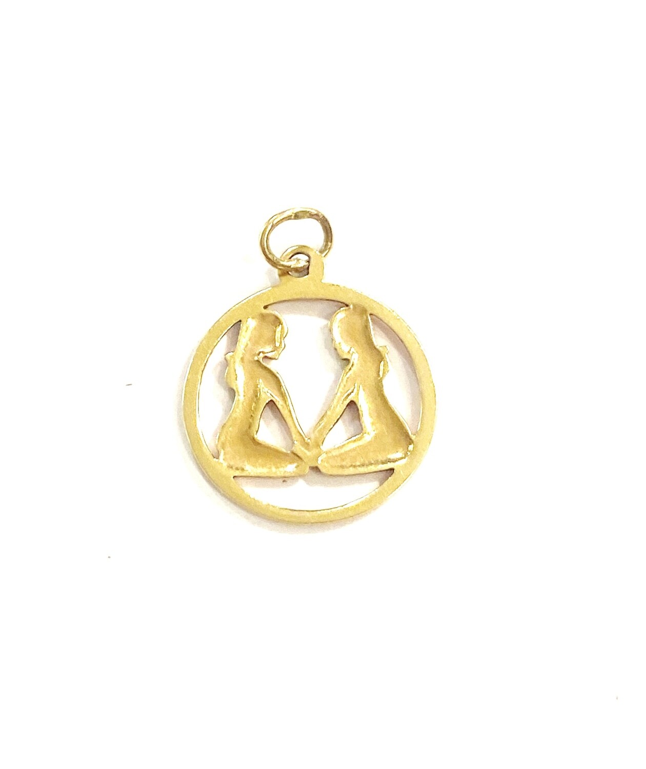 18ct vintage gemini charm