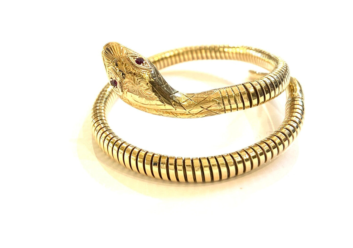 9ct vintage snake bangle circa 1974
