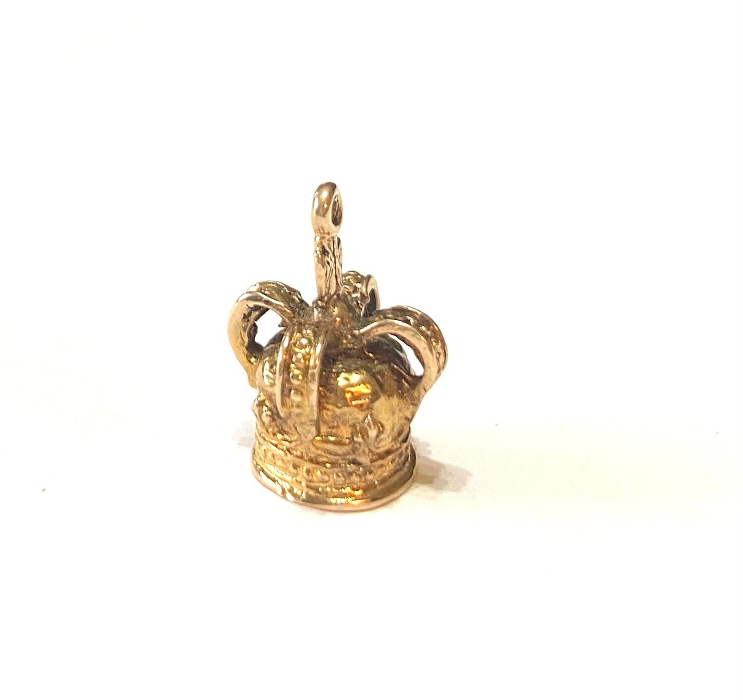9ct vintage crown charm circa 1968