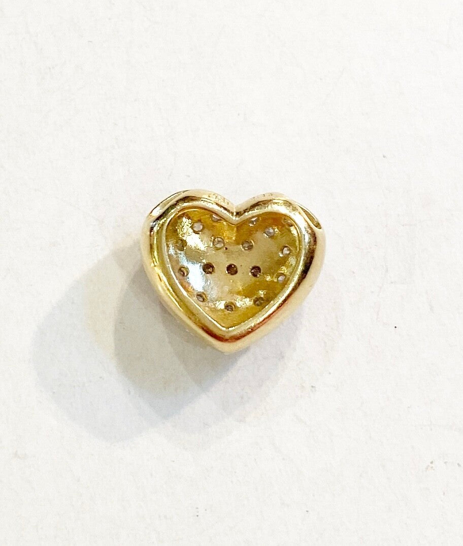 9ct diamond heart pendant ONLY