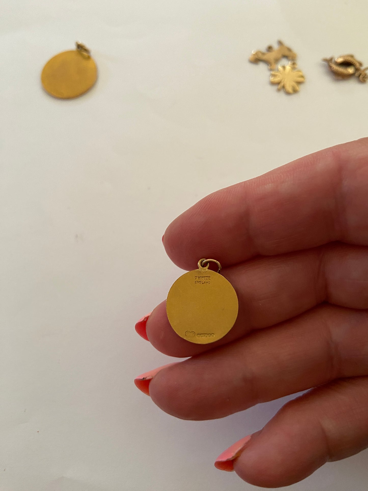 9ct St Christopher by P. Vincze circa 1961