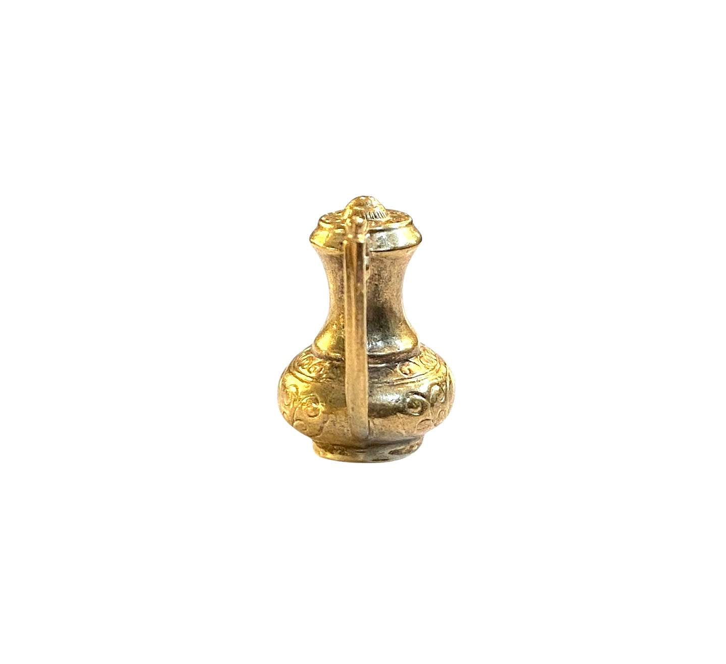 9ct vintage coffee pot charm circa 1970