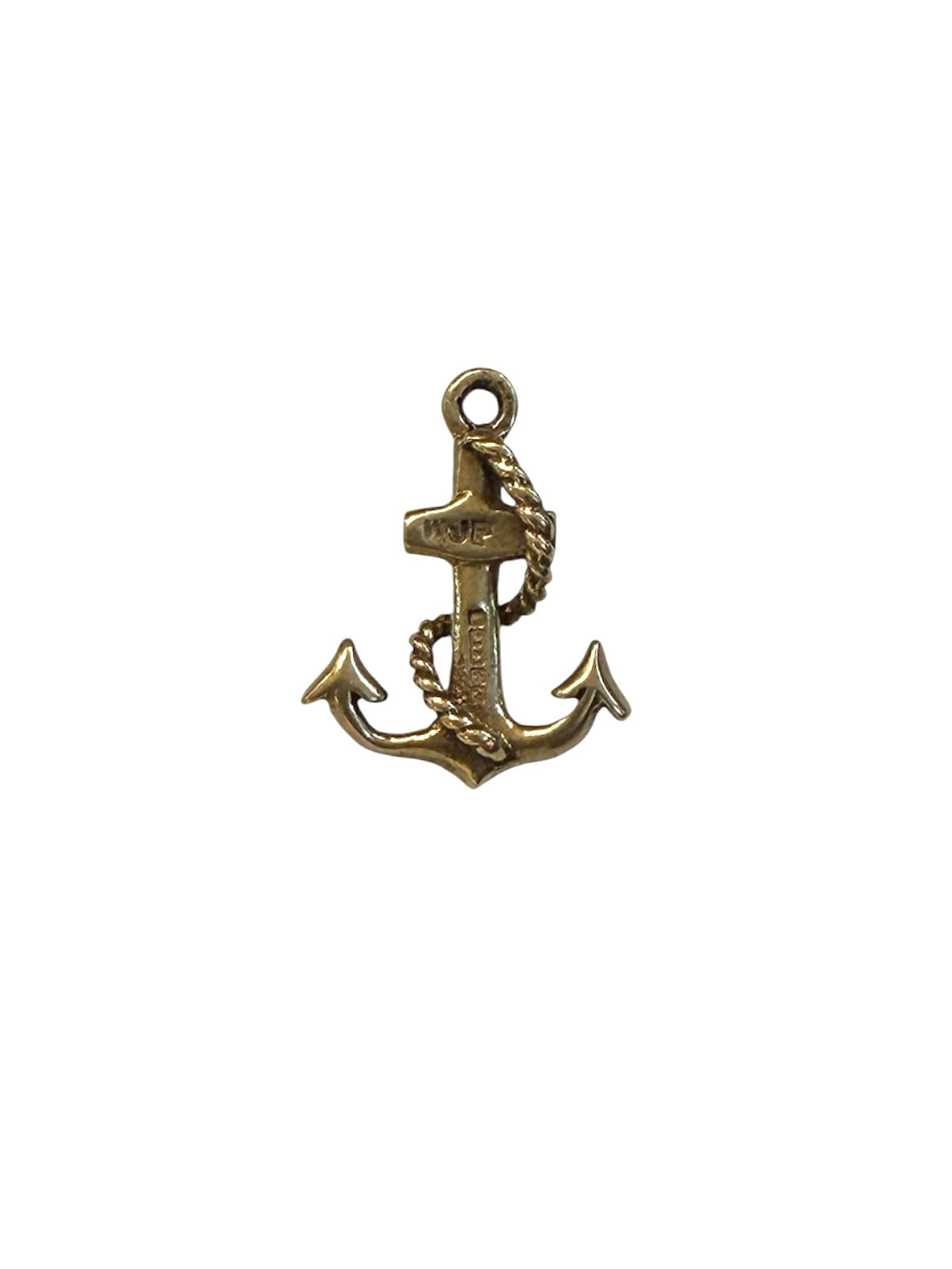 9ct vintage Anchor hope charm / pendant circa 1962 1.5g
