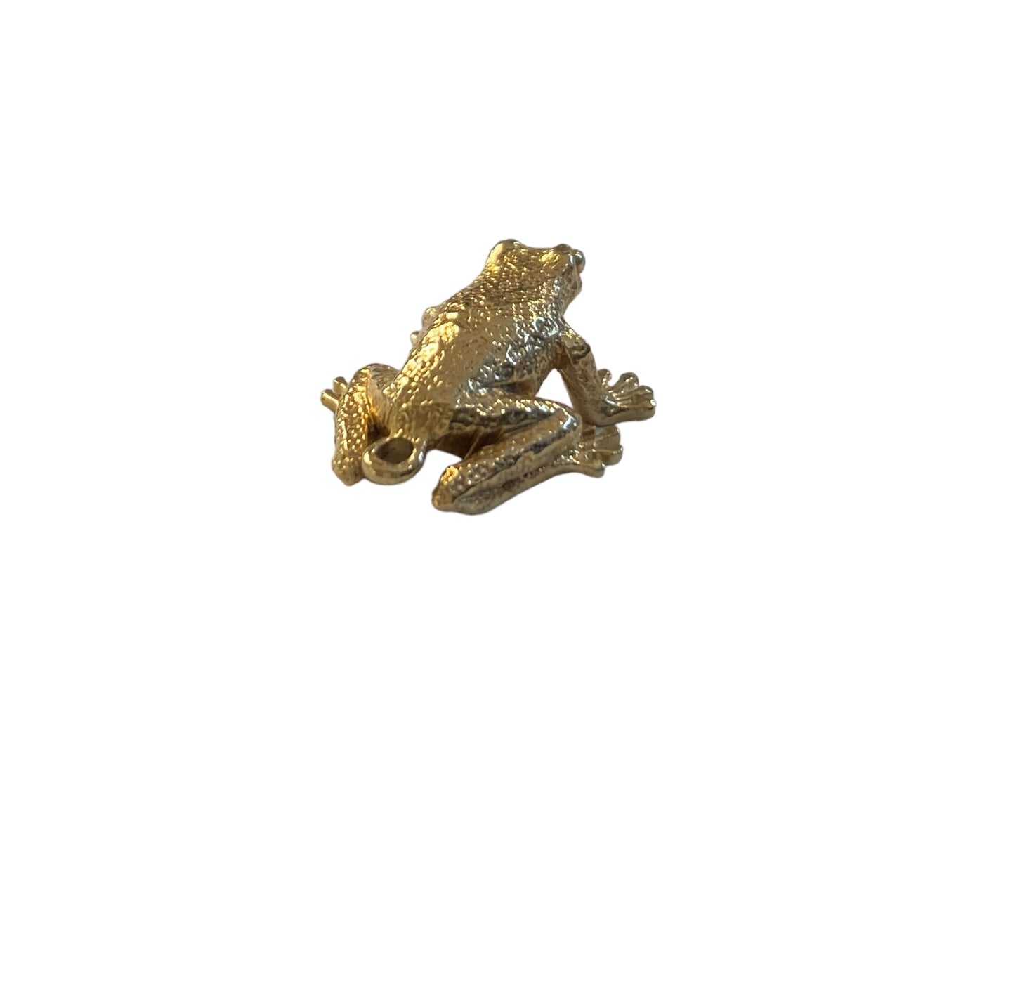 9ct vintage gold frog charm circa 1968 maker PPld
