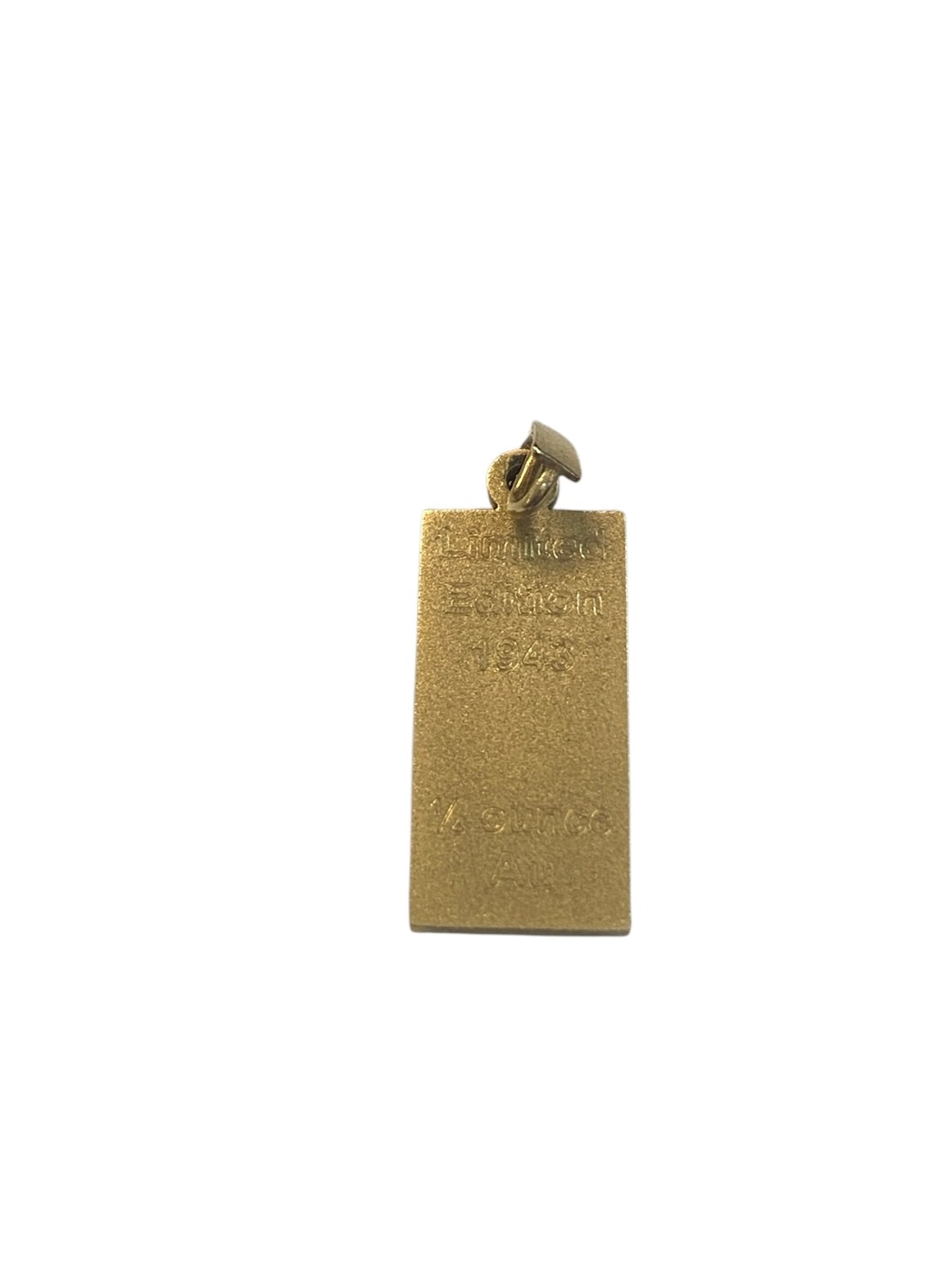 9ct limited edition ingot circa 2000. 8g pendant / charm