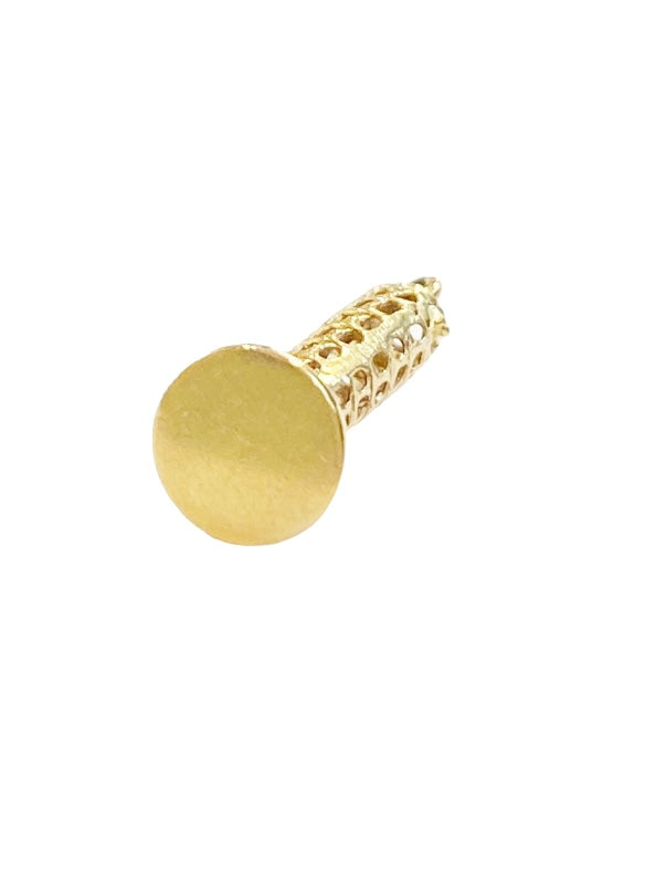 18ct 750 vintage leaning tower of Pisa charm / pendant