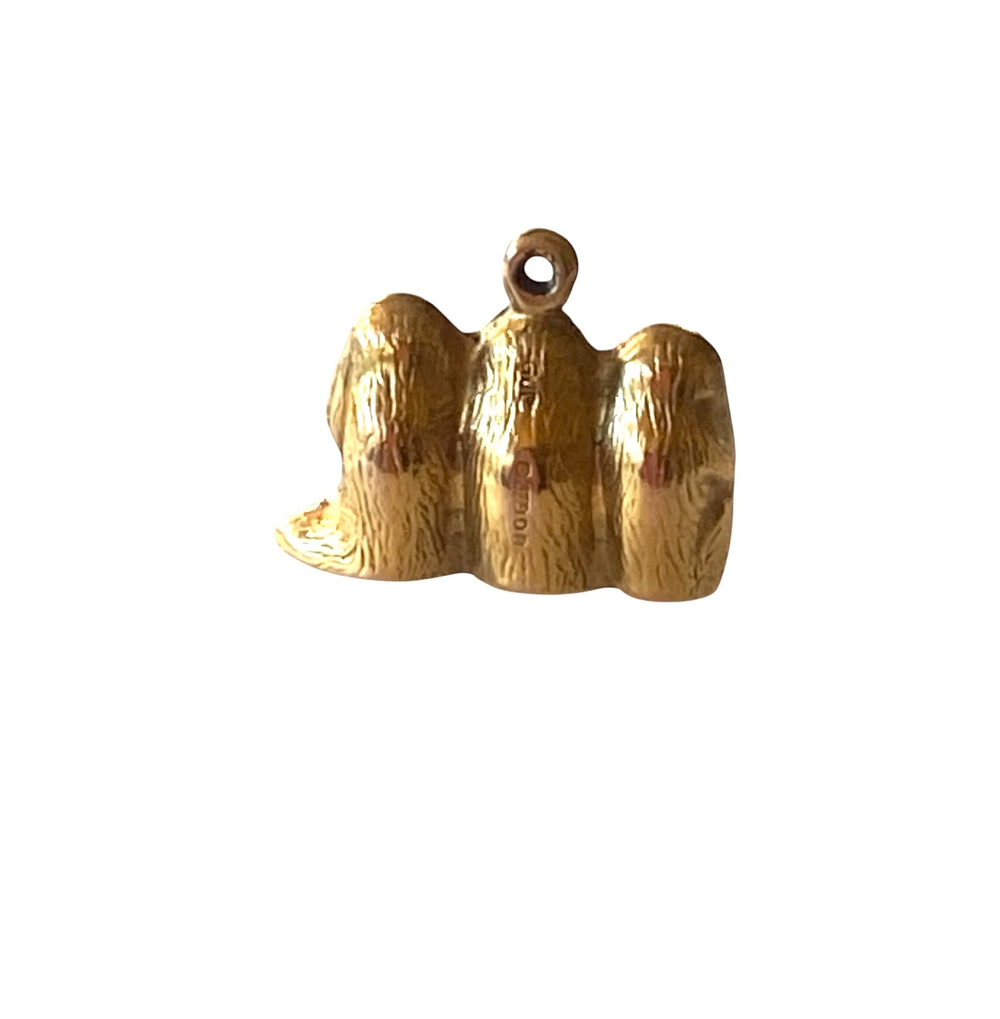 9ct three wise monkeys charm by Georg jensen, circa 1978
