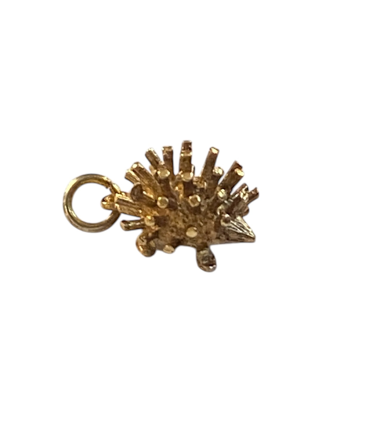 9CT VINTAGE !!!!!!!TINY!!!!! HEDGEHOG CHARM 1.0G