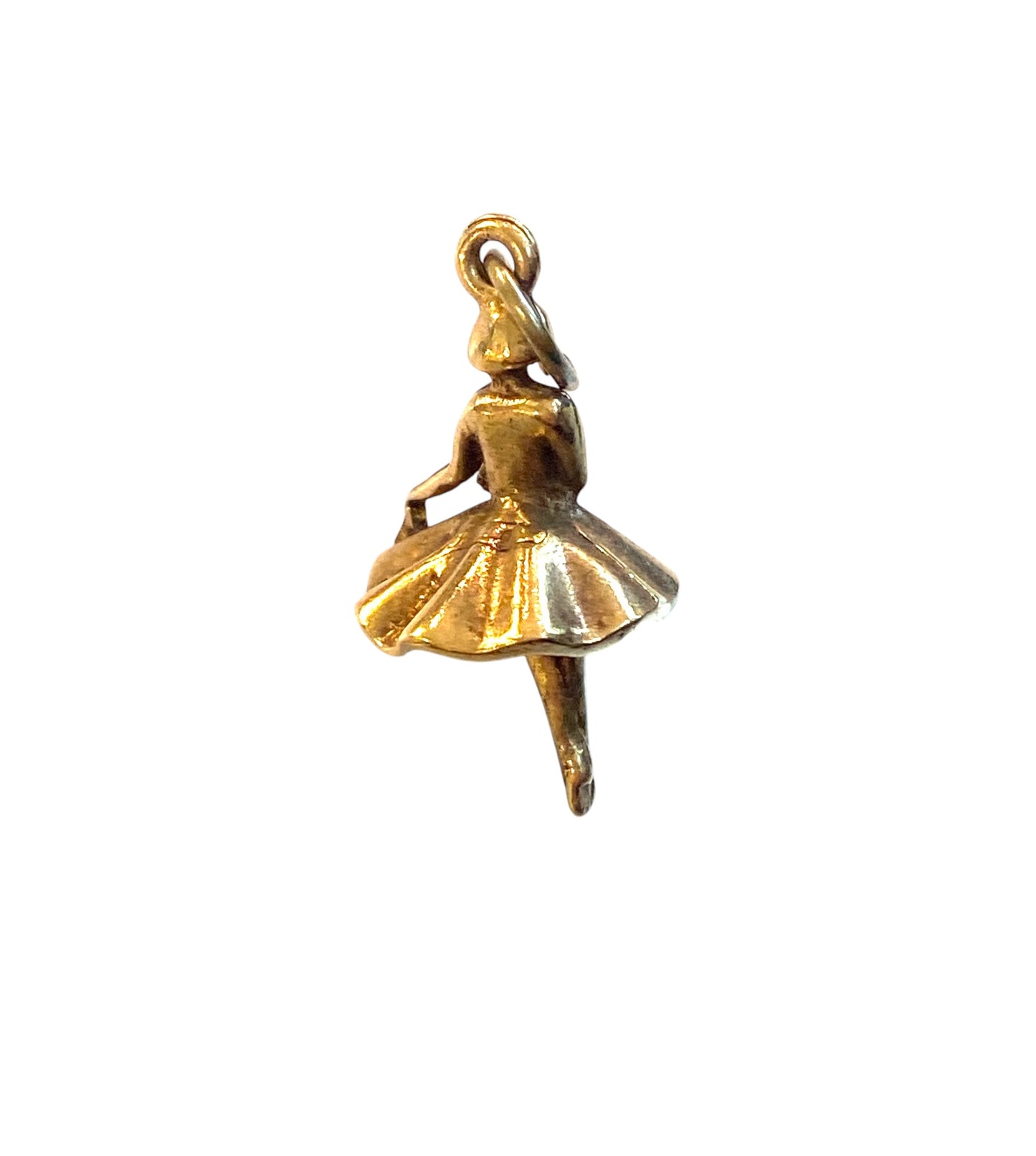 9ct vintage ballerina charm, Birmingham 1976