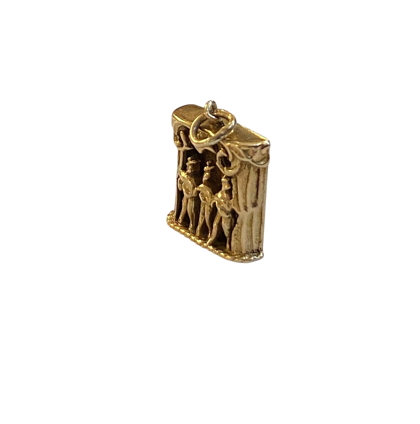 9ct vintage cancan charm circa 1960