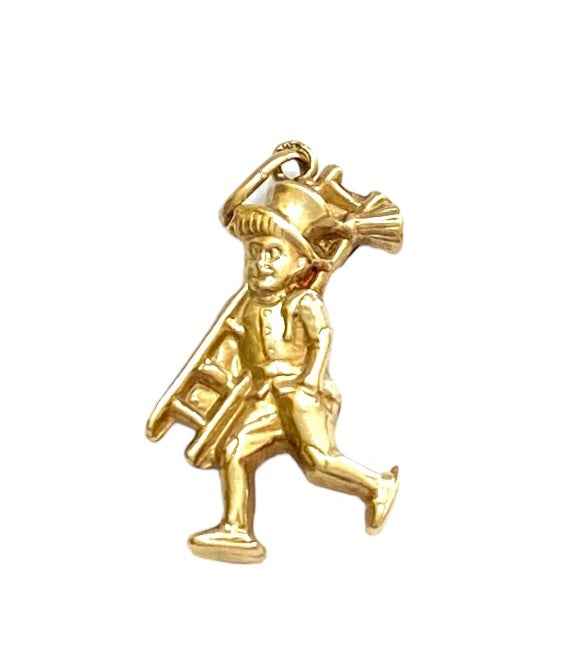 14ct vintage window cleaner charm