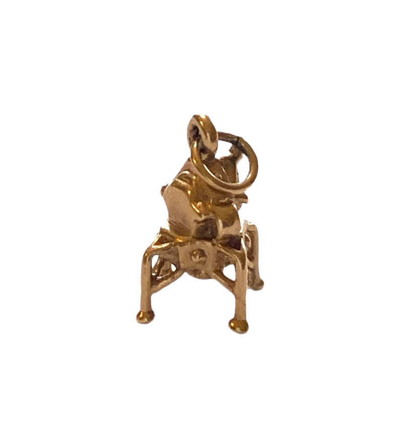 9ct vintage Apollo Lunar landing module charm