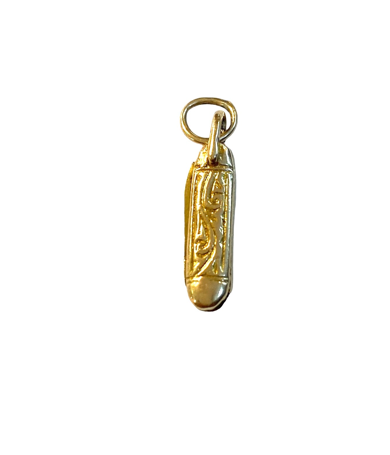9ct miniature opening pen knife charm circa 1959