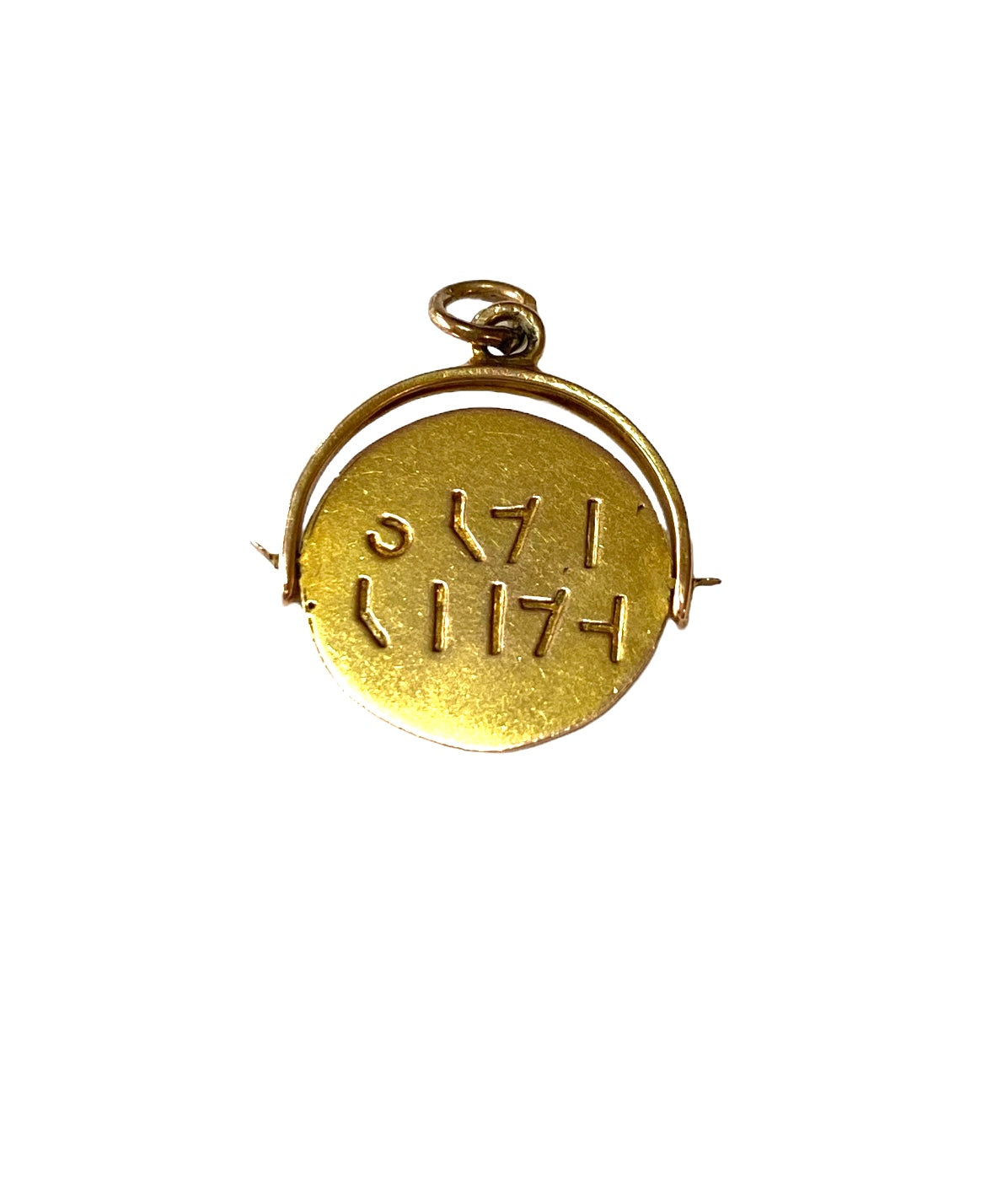 9ct happy days spinner charm circa Chester 1958