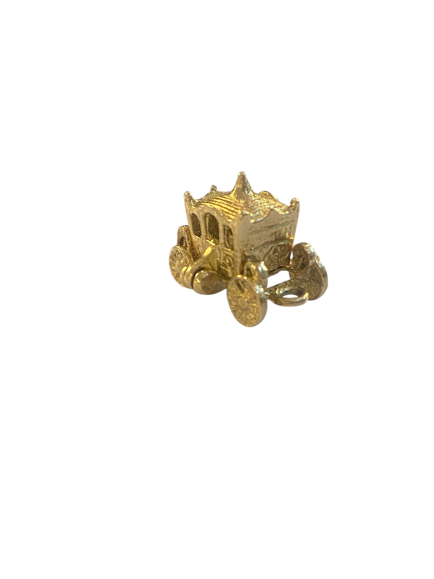 9ct vintage opening queens carriage by Georg Jensen circa 1967