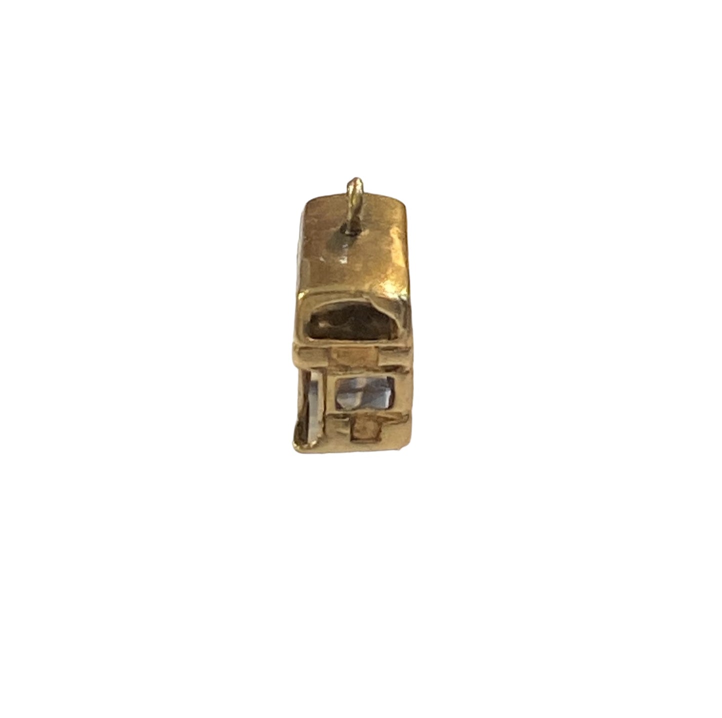 9ct vintage gold bus charm. 2.5g