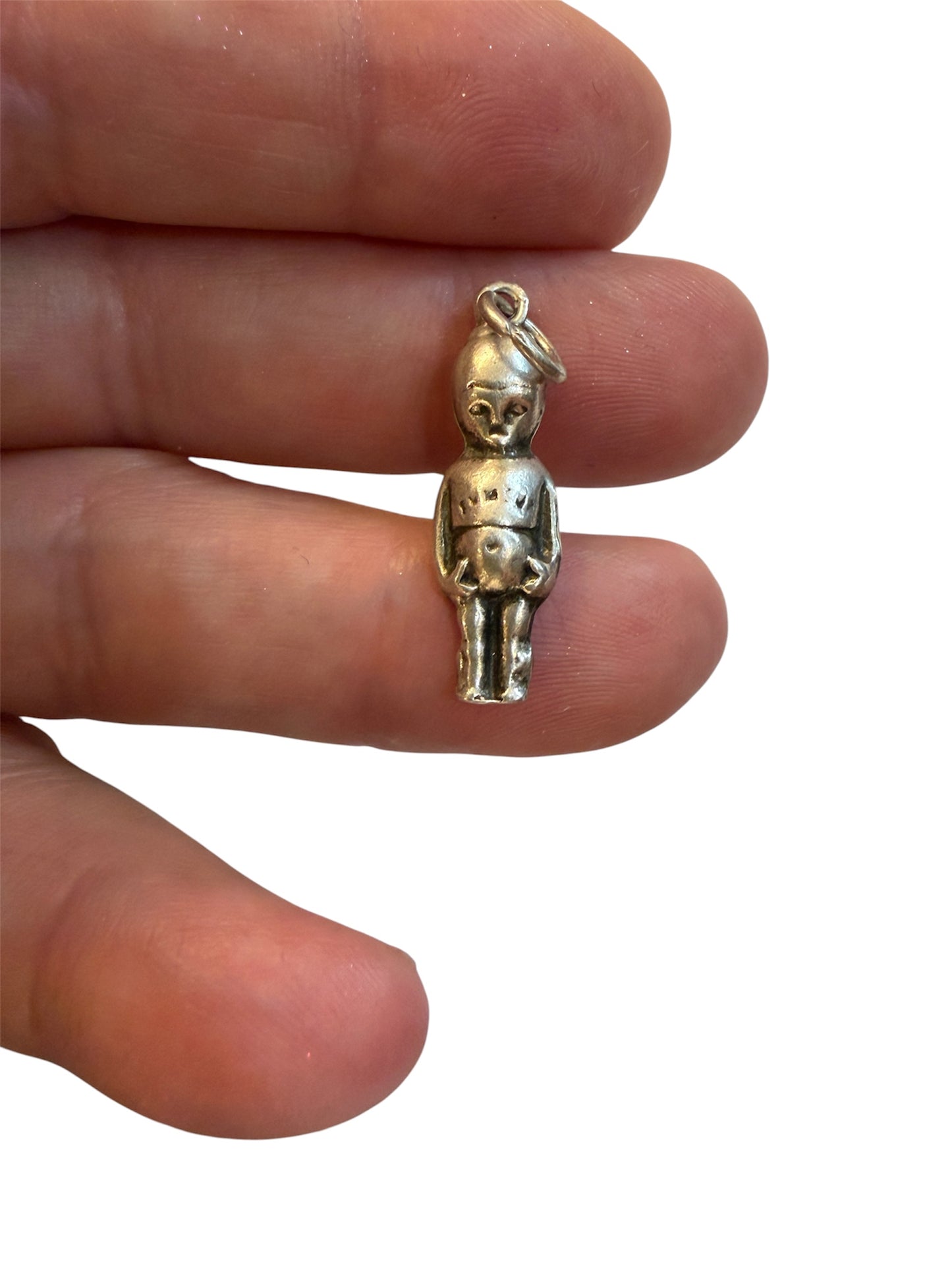 RARE SILVER WW1 'FUMSUP' LUCKY CHARM