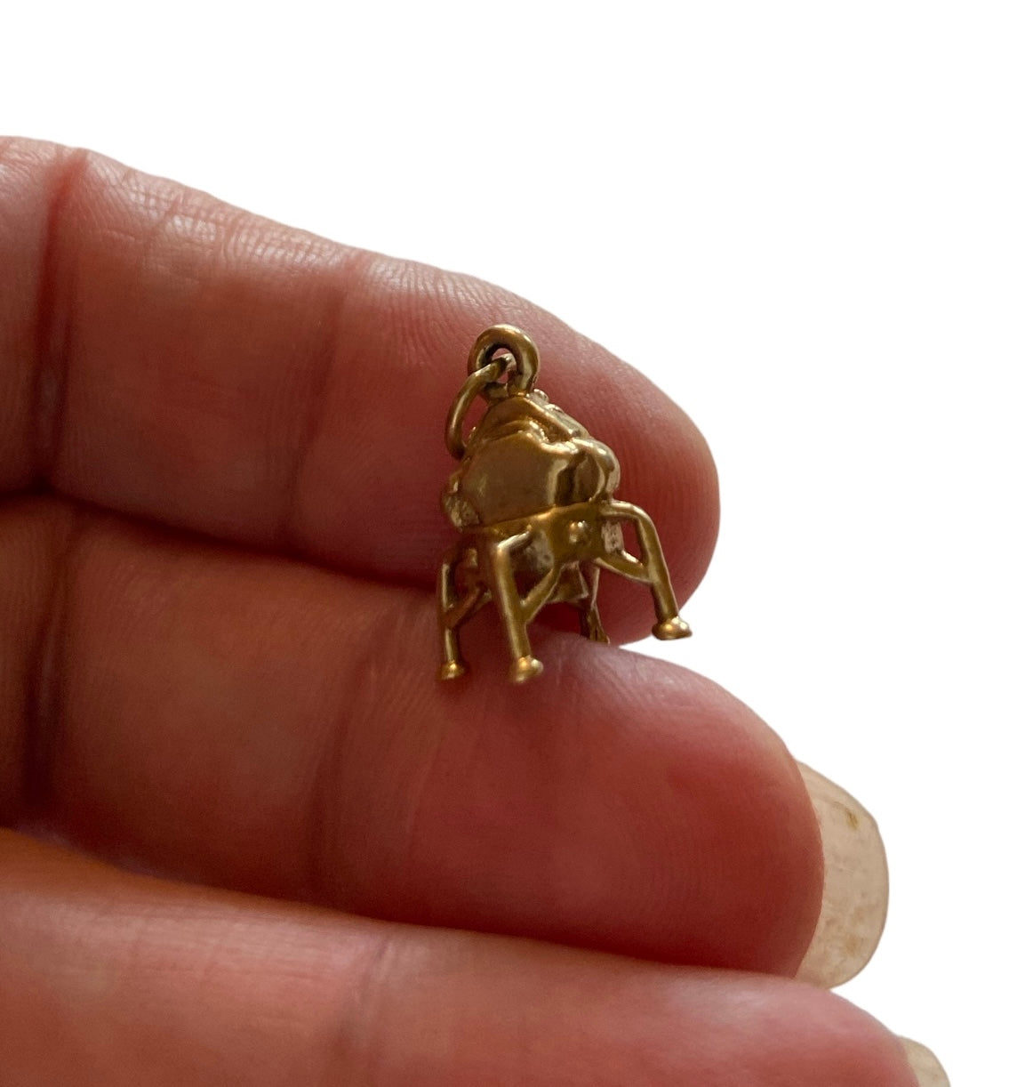 9ct vintage Apollo Lunar landing module charm