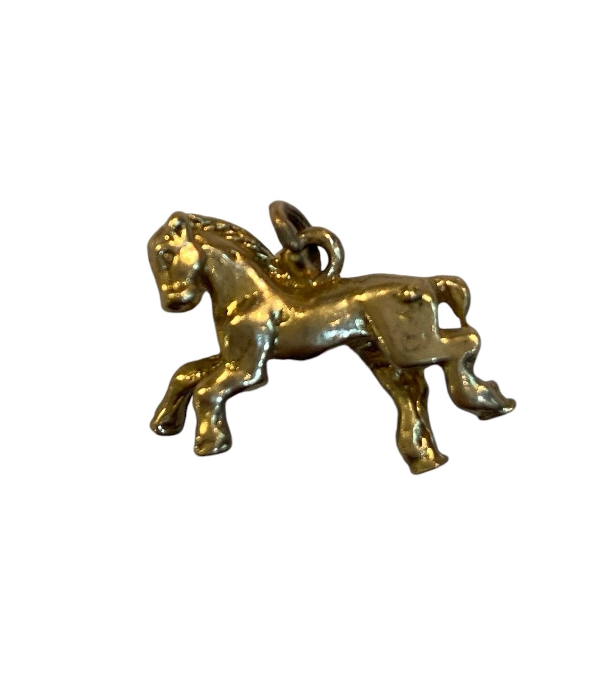 9ct vintage horse charm circa 1962