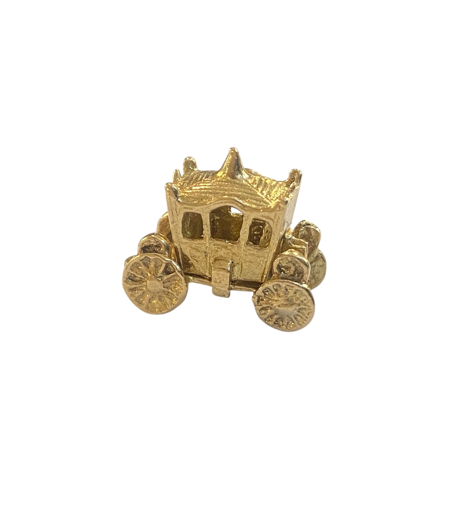 9ct vintage opening queens carriage by Georg Jensen circa 1967