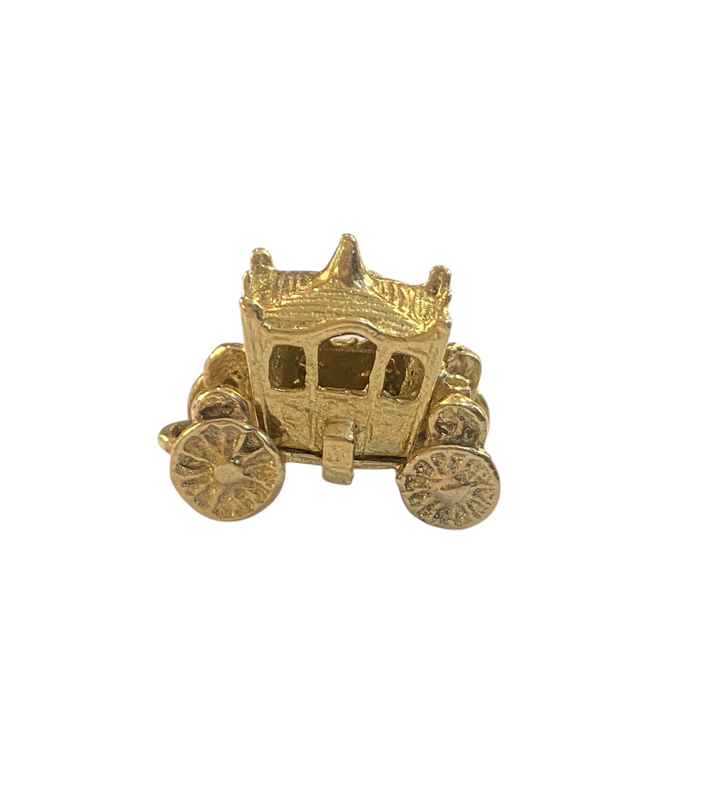 9ct vintage opening queens carriage by Georg Jensen circa 1967