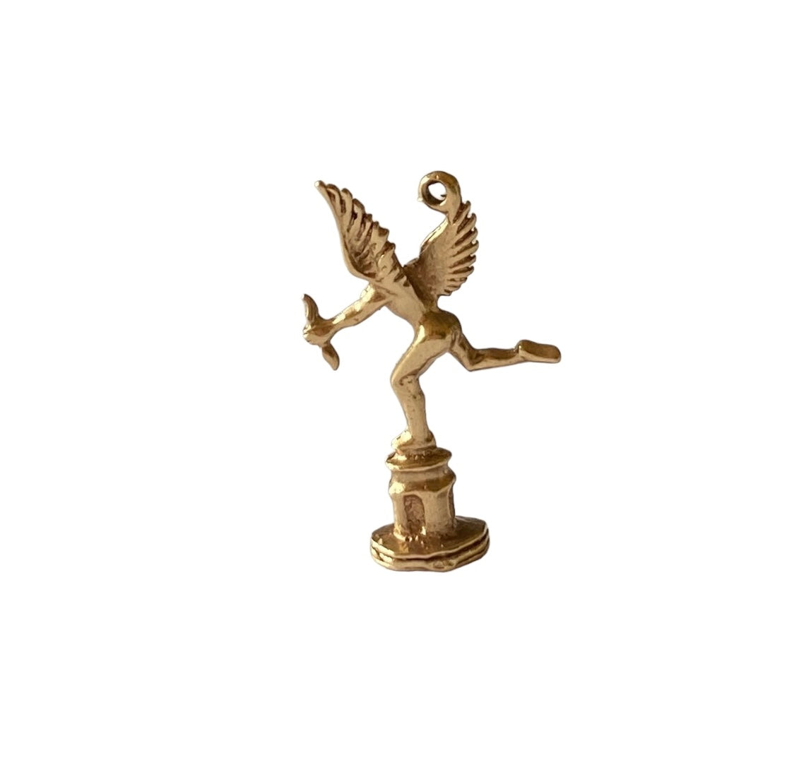 9ct vintage eros charm. the god go love. London charms circa 1970